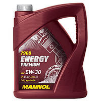 Моторное масло Mannol Energy Premium SN/CF SAE 5W-30 (5л.)