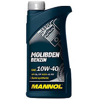 Моторное масло Mannol Molibden Benzin SL/CF SAE 10W-40 (1л.)