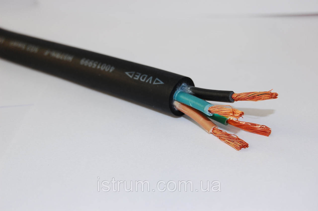 Кабель гнучкий в гумовій ізоляції H07RN-F 3х50+1х16