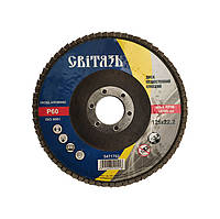 Круг пелюстковий шліфувальний торцевий 125х22 мм. p60 "Світязь" прямий профіль