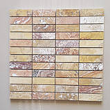 Декоративна мозаїка Антіко з травертину, лист 1х30,5х30,5, фото 3