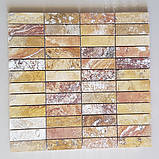 Декоративна мозаїка Антіко з травертину, лист 1х30,5х30,5, фото 6
