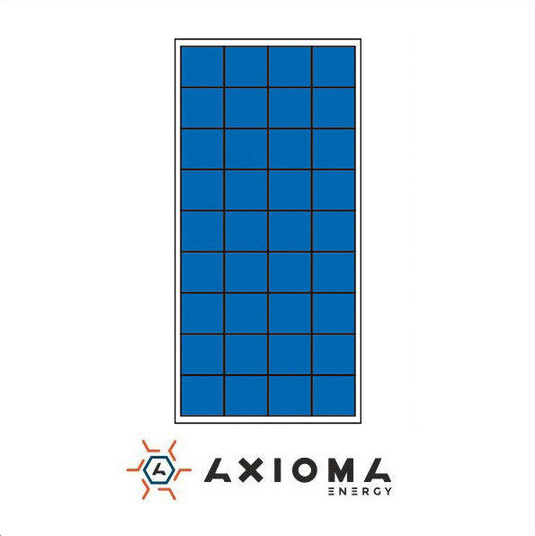 Сонячна батарея 160 Вт полі, AX-160P AXIOMA energy