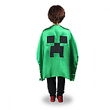 Карнавальний костюм Creeper Minecraft чорний, фото 3