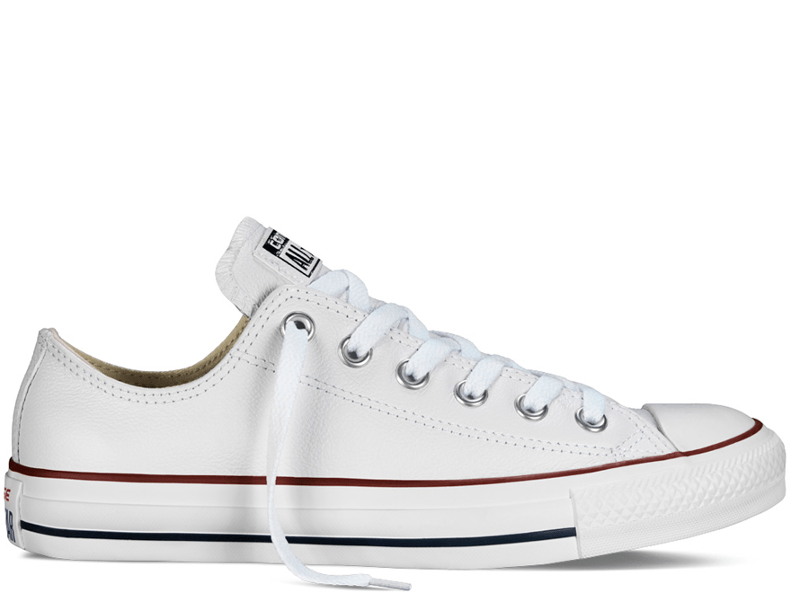 Кеди Converse All Star Optical White Leather Low білі текстиль низькі оригінал