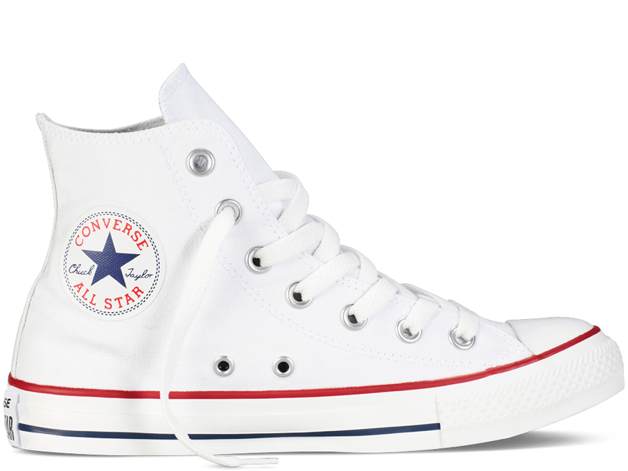Кеди Converse All Star Optical White High білі текстиль високі оригінал, фото 1