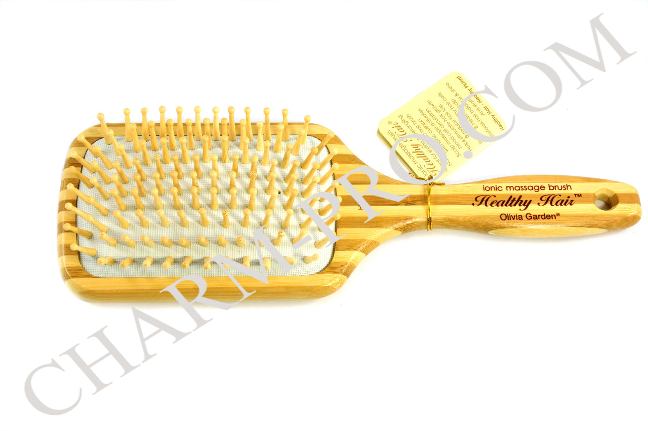 Щітка масажна бамбукова Olivia Garden Healthy Hair Large Paddle Massage Brush