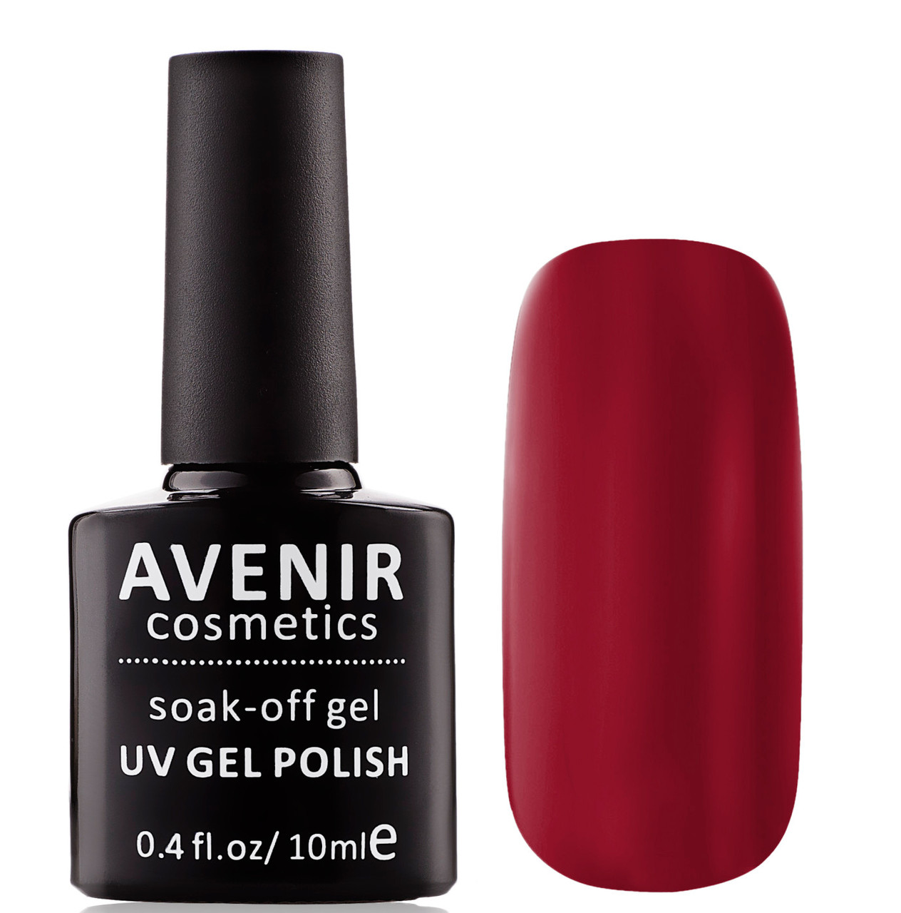 Гель-лак AVENIR Cosmetics №66  Бордово-червоний