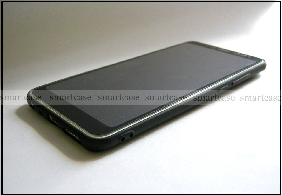 Мягкий не скользкий черный бампер Soft Touch для Xiaomi Redmi Note 5 Pro - фото 2 - id-p744001329