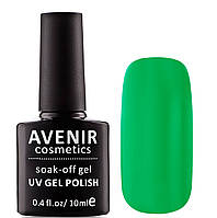 Гель-лак AVENIR Cosmetics №93  Салатовий електрик