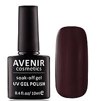 Гель-лак AVENIR Cosmetics №100  Чорна вишня
