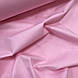 Тканина поплін De Luxe світло-розова однотонна (ТУРЦІЯ шир. 2,4 м)  (P-FR-0033), фото 2