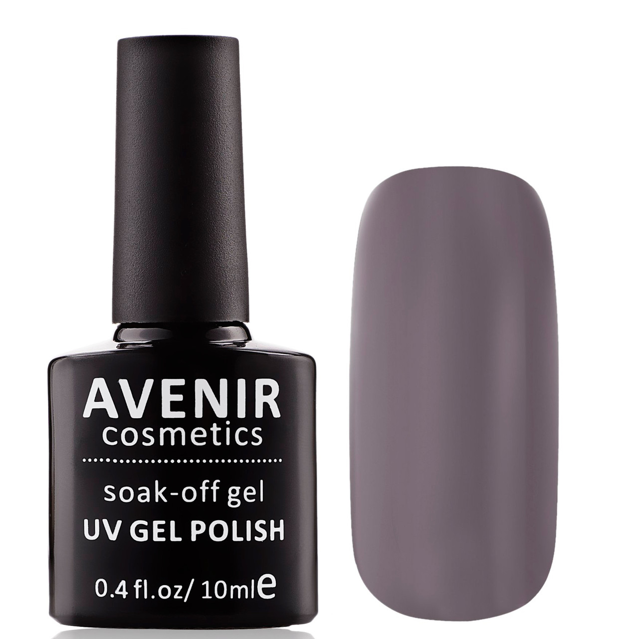Гель-лак AVENIR Cosmetics №45  Сіро-бежева емаль
