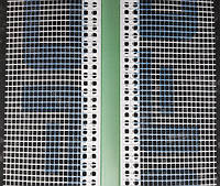 Рустовочный профиль ПВХ с сеткой Vertex (Вертекс) толщина руста 20 мм длина 2,5 метра