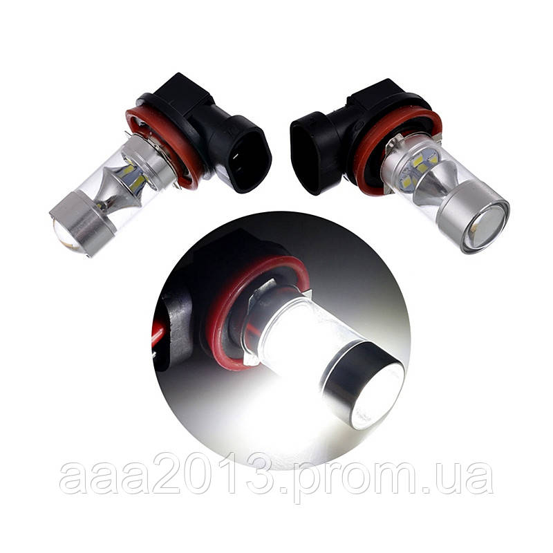 Денні ходові габаритні вогні LED лампа H11 (н9,н8 H16 ), ПРОТИТУМАНКИ,1шт, фото 1