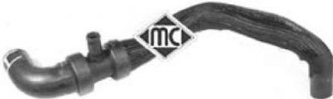 Патрубок радіатора Peugeot 206 (01-) (09185) Metalcaucho