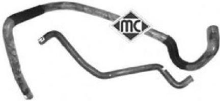 Патрубок радіатора Renault Megane II, Scenic II 1.4, 1.6, 2.0 16 V (02-09) (09334) Metalcaucho