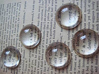 КАБОШОН стеклянный круглый - Линза 14 мм, для изготовления украшений, бижутерии, декора