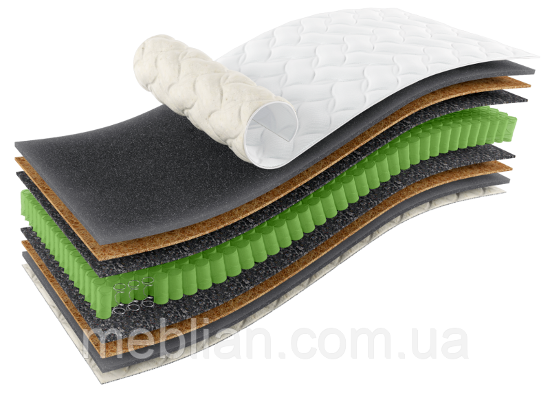 Ортопедичний матрац  Omega Sleep&Fly Organic, фото 1