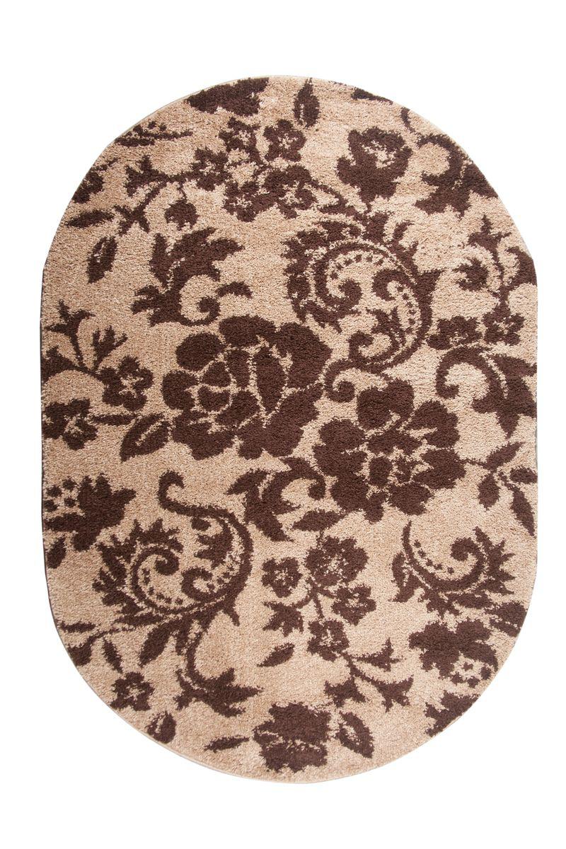 КИЛИМ З ВИСОКИМ ВОРСОМ MISSIPY 9384 ТЕМНО-БЕЖЕВИЙ, фото 1