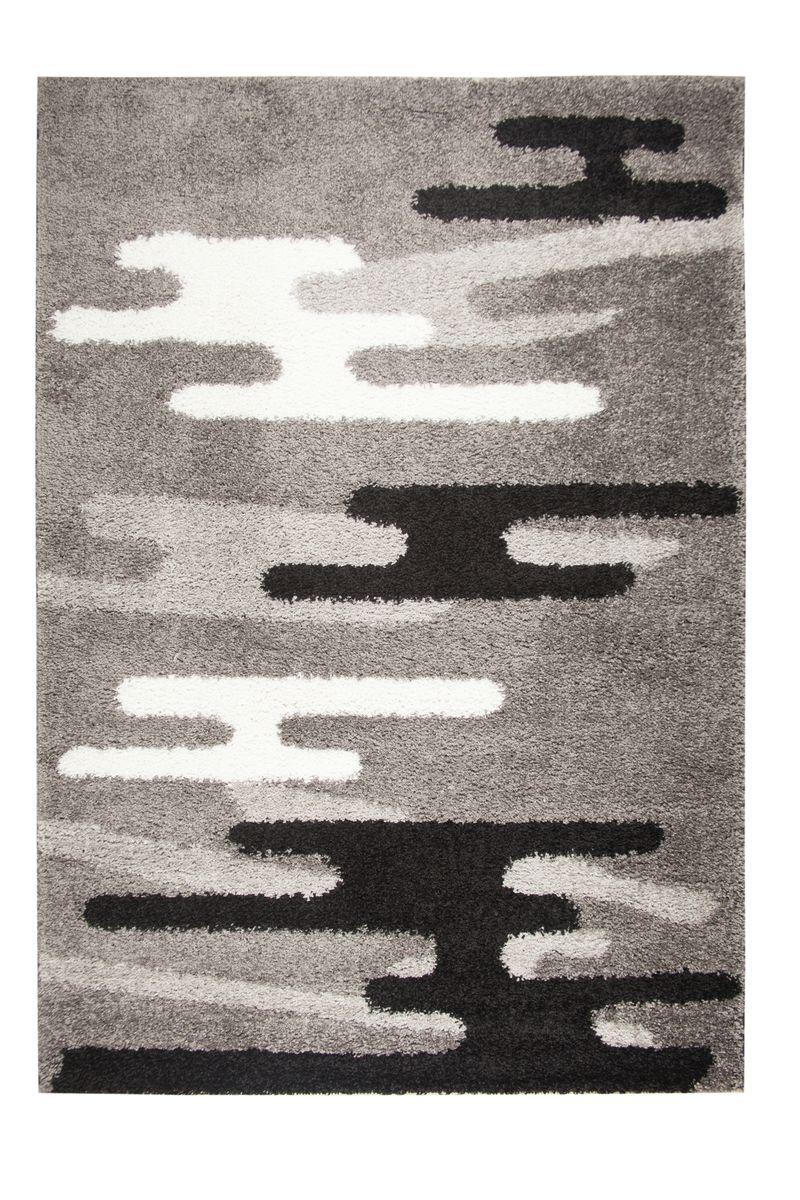 КИЛИМ З ВИСОКИМ ВОРСОМ MISSIPY 9732 СІРИЙ, фото 1