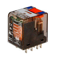 Проміжне реле PT, 4 перекл.контакту, 6А, 24VDC+LED Schrack PT570L24