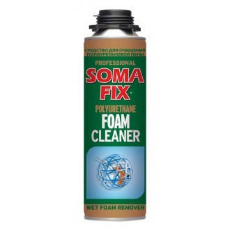 Промивка для очищення поліуретанової піни SOMA FIX 500 мл, фото 2