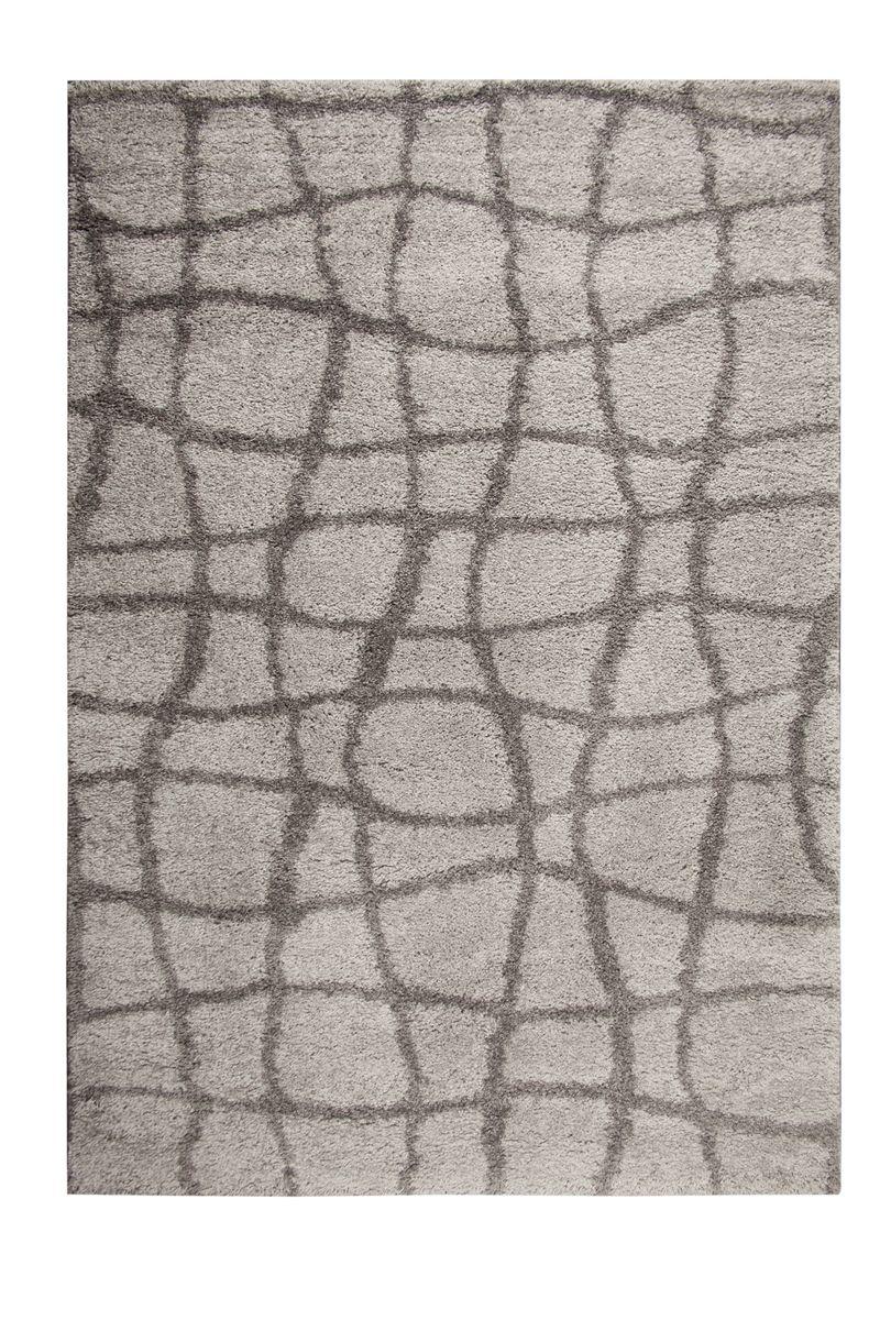 КИЛИМ З ВИСОКИМ ВОРСОМ MISSIPY 9736 СІРИЙ, фото 1