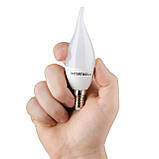 Світлодіодна лампа LED C37, E14, 3Вт, 150-300В, 4000K, 30000г, гарантія 3 роки. INTERTOOL LL-0161, фото 4