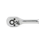 Набір головок 5-14 мм, 1/4", рукоятка з храповим механізмом, 10 од. INTERTOOL ET-6008, фото 3