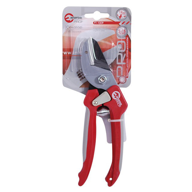 Секатор садовий c наковаленкою INTERTOOL FT-1009, фото 1