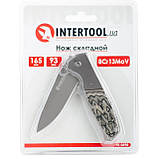 Ніж складаний 165 мм, ручка з дерев'яними вставками. INTERTOOL HT-0590, фото 11