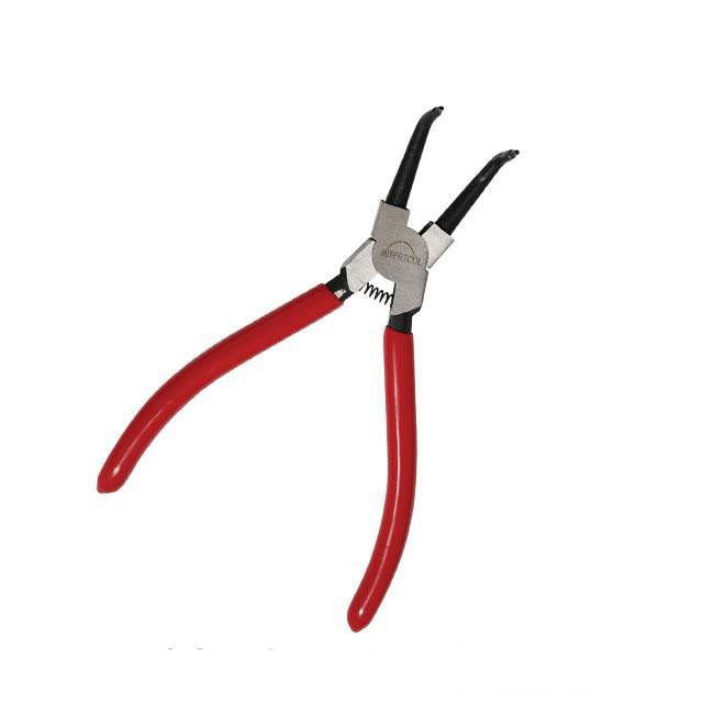Щипці для зняття стопорних кілець 180мм Intertool HT-7012