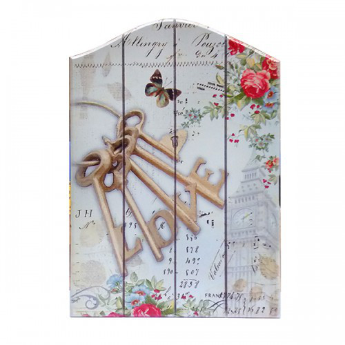 Ключниця з дерева для декору, фото 1