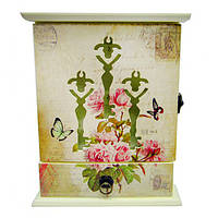 Настінна ключниця з шухлядою