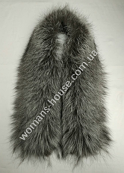 Комір з хутра чорнобурки 83 см.