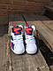 Дитячі кросівки Air Jordan 7 Retro White Blue Red, фото 3