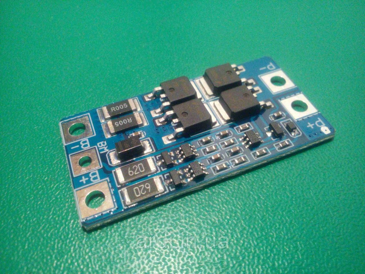 BMS Контролер з балансиром 2S Li-Ion 18650 7.4 V 3A