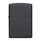 Запальничка Zippo 218 BLACK MATTE Чорна матова 218, фото 2