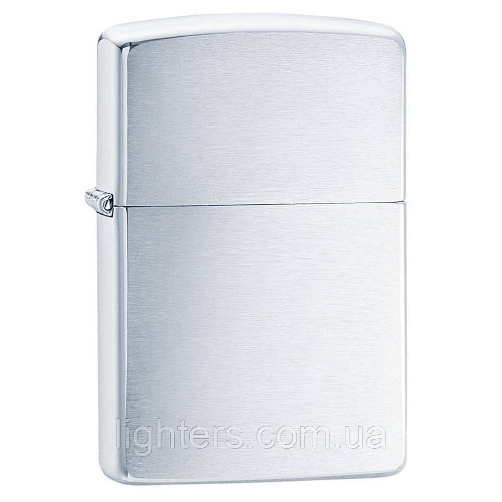 Запальничка Zippo 162 Armor Brushed Chrome сіра 162, фото 1