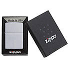 Запальничка Zippo 205 Satin Chrome сіра 205, фото 6