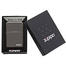 Запальничка Zippo 150ZL Zippo Logo чорна 1502612, фото 4