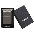 Запальничка Zippo 150 Black Ice чорна 150, фото 6