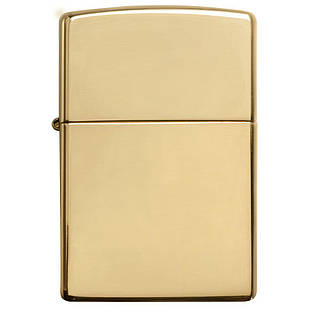 Запальничка Zippo 169 High Polish Brass Armor жовта 169