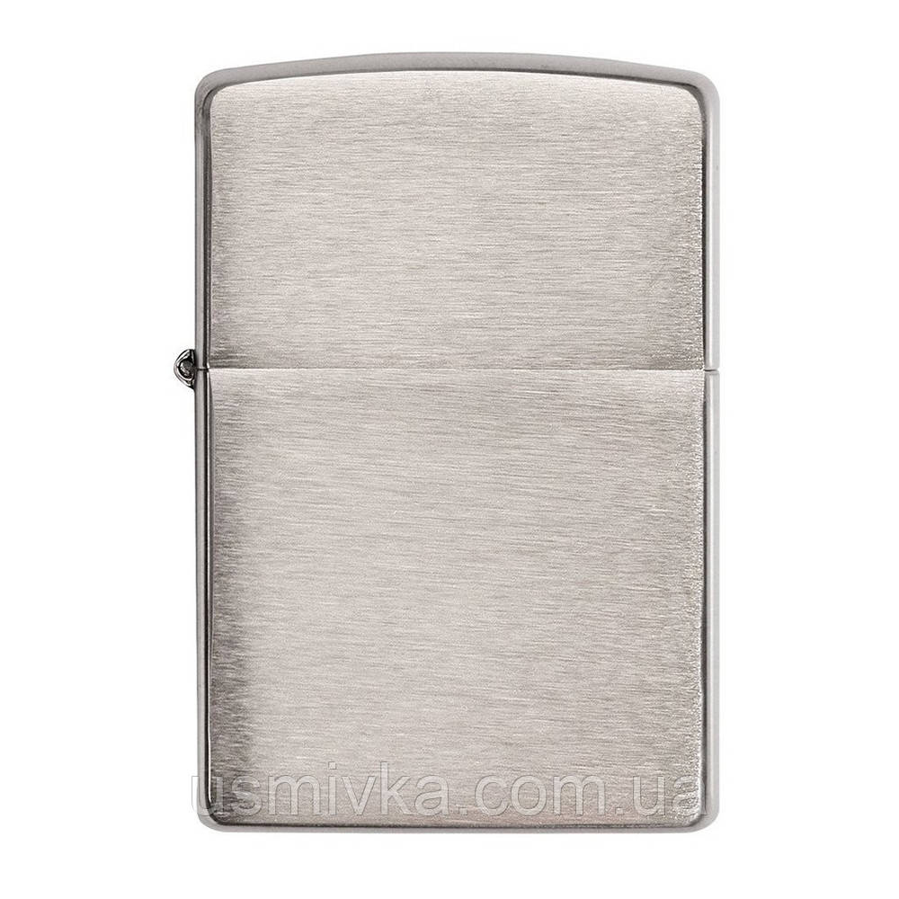 Зажигалка Zippo 200 Brushed Chrome Матовый хром - фото 3 - id-p323932329