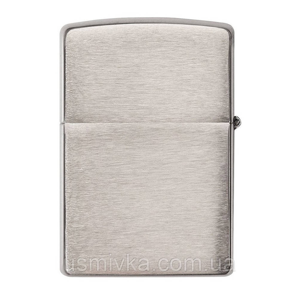 Зажигалка Zippo 200 Brushed Chrome Матовый хром - фото 4 - id-p323932329