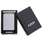 Зажигалка Zippo 205 Satin Chrome серая 205, фото 7