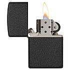 Запальничка бензинова Zippo 236 Crackle Black (чорний паутинчатый малюнок)., фото 3