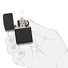 Запальничка бензинова Zippo 236 Crackle Black (чорний паутинчатый малюнок)., фото 4