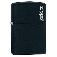 Зажигалка бензиновая Zippo 218 ZL BLACK MATTE (Черная матовая).